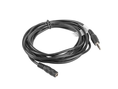 PRZEDŁUŻACZ AUDIO MINIJACK 3.5MM M/F 3 PIN 3M CZARNY LANBERG PRZEDŁUŻACZ AUDIO MINIJACK 3.5MM M/F 3 PIN 3M CZARNY LANBERG