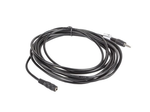 PRZEDŁUŻACZ AUDIO MINIJACK 3.5MM M/F 3 PIN 5M CZARNY LANBERG PRZEDŁUŻACZ AUDIO MINIJACK 3.5MM M/F 3 PIN 5M CZARNY LANBERG