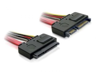 PRZEDŁUŻACZ SATA 22 PIN M/F 20CM DELOCK