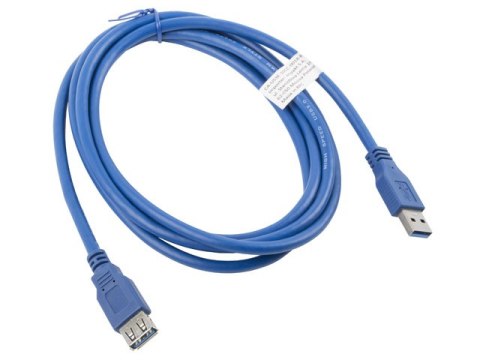 PRZEDŁUŻACZ USB-A M/F 3.0 1.8M NIEBIESKI LANBERG PRZEDŁUŻACZ USB-A M/F 3.0 1.8M NIEBIESKI LANBERG