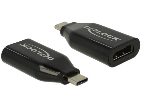 ADAPTER USB-C(M)->HDMI(F) 4K 60HZ (THUNDERBOLT 3/DISPLAYPORT ALT MODE) CZARNY DELOCK ADAPTER USB-C(M)->HDMI(F) 4K 60HZ (THUNDERBOLT 3/DISPLAYPORT ALT MODE) CZARNY DELOCK