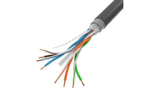 KABEL LAN UTP KAT.6 305M DRUT OUTDOOR ŻELOWANY CU CZARNY FLUKE PASSED LANBERG KABEL LAN UTP KAT.6 305M DRUT OUTDOOR ŻELOWANY CU CZARNY FLUKE PASSED LANBERG
