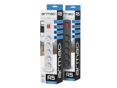 LISTWA ZASILAJĄCA ARMAC R5 3M 5X 230V PL 10A SZARA LISTWA ZASILAJĄCA ARMAC R5 3M 5X 230V PL 10A SZARA