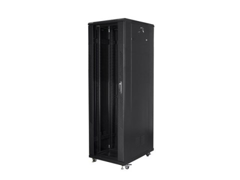 SZAFA INSTALACYJNA RACK STOJĄCA 19" 42U 800X800 CZARNA LANBERG (FLAT PACK)