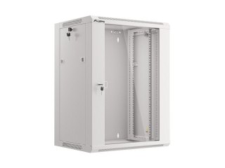 SZAFA INSTALACYJNA RACK WISZĄCA 19" 15U 570X450 SZYBKI MONTAŻ SZARA LANBERG (FLAT PACK)