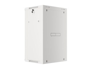 SZAFA INSTALACYJNA RACK WISZĄCA 19" 18U 570X450 SZYBKI MONTAŻ SZARA LANBERG (FLAT PACK)