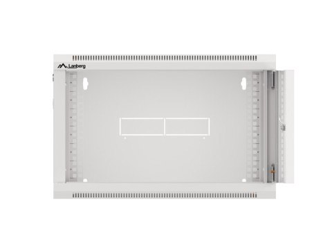 SZAFA INSTALACYJNA RACK WISZĄCA 19" 6U 570X600 SZYBKI MONTAŻ SZARA LANBERG (FLAT PACK)