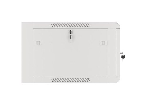 SZAFA INSTALACYJNA RACK WISZĄCA 19" 6U 570X600 SZYBKI MONTAŻ SZARA LANBERG (FLAT PACK)