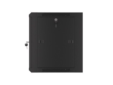 SZAFA INSTALACYJNA RACK WISZĄCA 19" 9U 570X450 SZYBKI MONTAŻ CZARNA LANBERG (FLAT PACK)