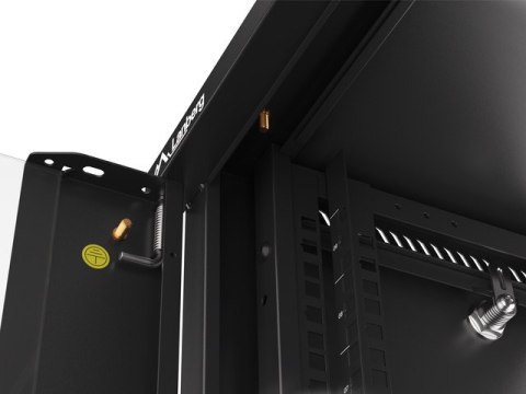 SZAFA INSTALACYJNA RACK WISZĄCA 19" 9U 570X450 SZYBKI MONTAŻ CZARNA LANBERG (FLAT PACK)