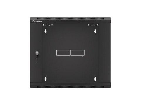 SZAFA INSTALACYJNA RACK WISZĄCA 19" 9U 570X450 SZYBKI MONTAŻ CZARNA LANBERG (FLAT PACK)