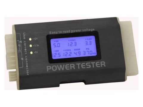 TESTER ZASILACZY KOMP. ATX (LCD) DELOCK TESTER ZASILACZY KOMP. ATX (LCD) DELOCK