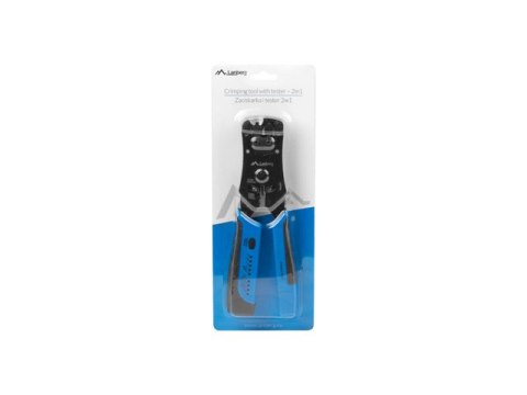 ZACISKARKA WTYKÓW RJ45, RJ12, RJ11 + TESTER KABLI LANBERG NT-0203 ZACISKARKA WTYKÓW RJ45, RJ12, RJ11 + TESTER KABLI LANBERG NT-0203