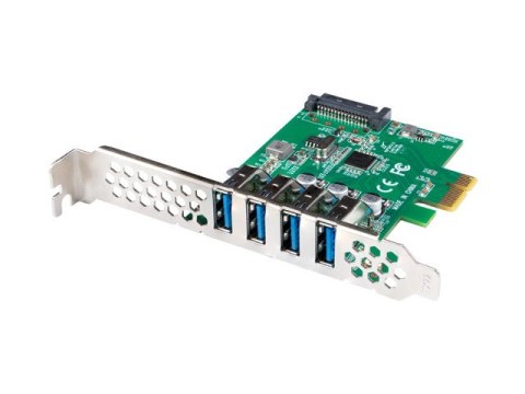 KARTA PCI EXPRESS X1->4X USB-A 3.1 GEN1 ŚLEDŹ LOW PROFILE LANBERG KARTA PCI EXPRESS X1->4X USB-A 3.1 GEN1 ŚLEDŹ LOW PROFILE LANBERG