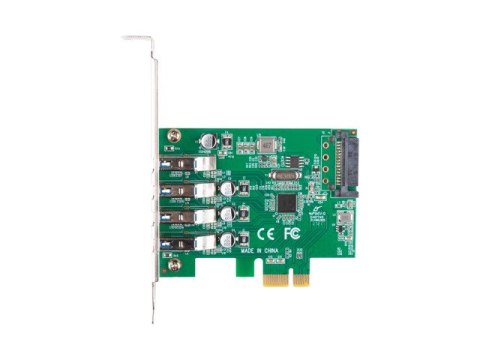 KARTA PCI EXPRESS X1->4X USB-A 3.1 GEN1 ŚLEDŹ LOW PROFILE LANBERG KARTA PCI EXPRESS X1->4X USB-A 3.1 GEN1 ŚLEDŹ LOW PROFILE LANBERG