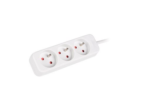 LISTWA PRZEDŁUŻACZ LANBERG 3M 3X 230V PL KABEL WYKONANY Z PEŁNEJ MIEDZI BIAŁA LISTWA PRZEDŁUŻACZ LANBERG 3M 3X 230V PL KABEL WYKONANY Z PEŁNEJ MIEDZI BIAŁA