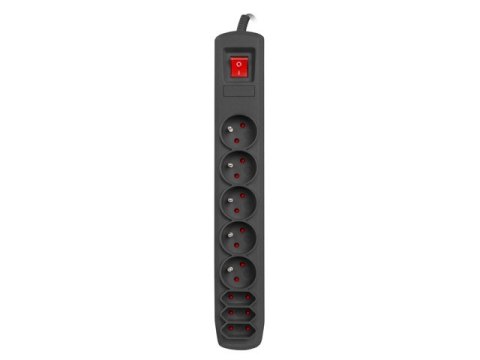 LISTWA ZASILAJĄCA NATEC EXTREME MEDIA SP8 3M 5X 230V PL 3X EUROPLUG CZARNA