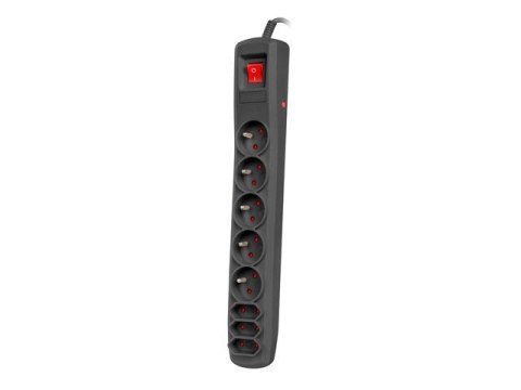 LISTWA ZASILAJĄCA NATEC EXTREME MEDIA SP8 3M 5X 230V PL 3X EUROPLUG CZARNA