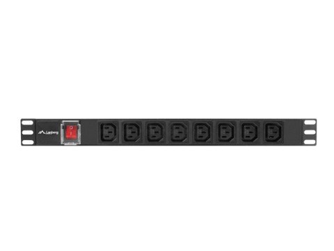 LISTWA ZASILAJĄCA RACK PDU 19" LANBERG 1U 16A 2M 8X IEC C13 CZARNA C20 LISTWA ZASILAJĄCA RACK PDU 19" LANBERG 1U 16A 2M 8X IEC C13 CZARNA C20