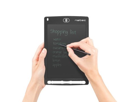 NOTES ELEKTRONICZNY DO RYSOWANIA LCD NATEC SNAIL 8.5", FUNKCJA BLOKADY, WBUDOWANY MAGNES NOTES ELEKTRONICZNY DO RYSOWANIA LCD NATEC SNAIL 8.5", FUNKCJA BLOKADY, WBUDOWANY MAGNES