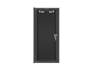 SZAFA INSTALACYJNA RACK WISZĄCA 10" 12U 280X310 CZARNA DRZWI SZKLANE LANBERG (FLAT PACK)