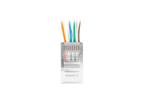 WTYK SIECIOWY RJ45 (8P8C) PRZELOTOWY LANBERG KAT.5E UTP (20 SZT) WTYK SIECIOWY RJ45 (8P8C) PRZELOTOWY LANBERG KAT.5E UTP (20 SZT)
