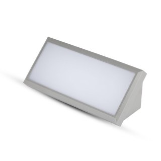 Oprawa Ścienna V-TAC 12W LED Ukośna Szara IP65 VT-8054 4000K 600lm