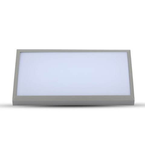 Oprawa Ścienna V-TAC 20W LED Ukośna Szara IP65 VT-8055 4000K 1000lm