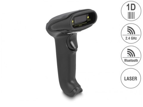 SKANER KODÓW KRESKOWYCH DELOCK 1D LASER 2.4 GHZ BLUETOOTH LUB USB
