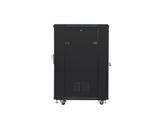 SZAFA INSTALACYJNA RACK STOJĄCA 19" 22U 600X800 CZARNA LANBERG (FLAT PACK)