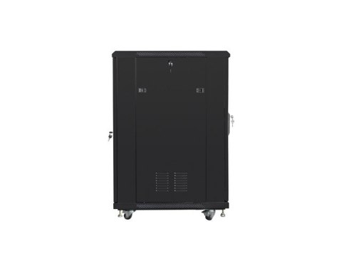 SZAFA INSTALACYJNA RACK STOJĄCA 19" 22U 600X800 CZARNA LANBERG (FLAT PACK) SZAFA INSTALACYJNA RACK STOJĄCA 19" 22U 600X800 CZARNA LANBERG (FLAT PACK)