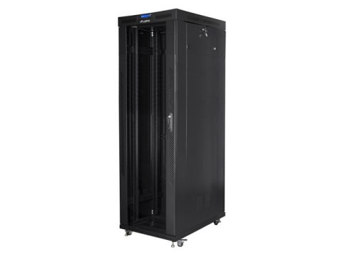 SZAFA INSTALACYJNA RACK STOJĄCA 19" 42U 800X1000 CZARNA DRZWI SZKLANE LCD LANBERG (FLAT PACK) SZAFA INSTALACYJNA RACK STOJĄCA 19" 42U 800X1000 CZARNA DRZWI SZKLANE LCD LANBERG (FLAT PACK)