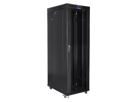 SZAFA INSTALACYJNA RACK STOJĄCA 19" 42U 800X1000 CZARNA DRZWI SZKLANE LCD LANBERG (FLAT PACK) SZAFA INSTALACYJNA RACK STOJĄCA 19" 42U 800X1000 CZARNA DRZWI SZKLANE LCD LANBERG (FLAT PACK)