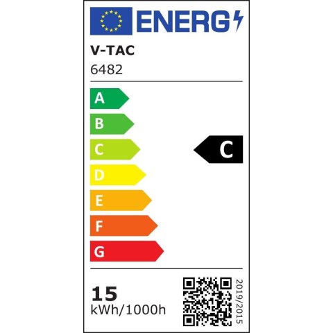 Tuba Świetlówka LED T8 V-TAC 15W 150cm Nano Plastic 160Lm/W VT-1615 6400K 2400lm 5 Lat Gwarancji