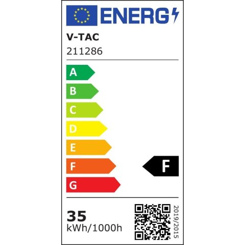 Oprawa Szynosystem 3F V-TAC 35W 10st Czarna VT-4536 4000K 3000lm