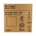 Panel LED V-TAC 40W 600x600 110Lm/W Hermetyczny IP65 VT-6140 6400K 4400lm 3 Lata Gwarancji