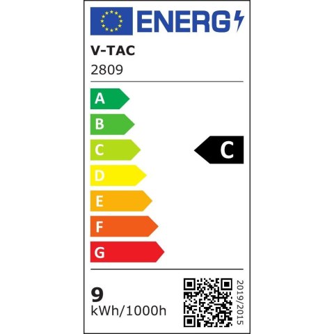 Żarówka LED V-TAC 9.5W E27 A60 EVOLUTION 160Lm/W VT-2310 3000K 1521lm 5 Lat Gwarancji