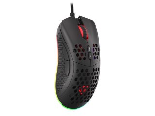 MYSZ DLA GRACZY GENESIS KRYPTON 555 8000DPI RGB CZARNA GAMINGOWA PROGRAMOWALNA (PO TESTACH)