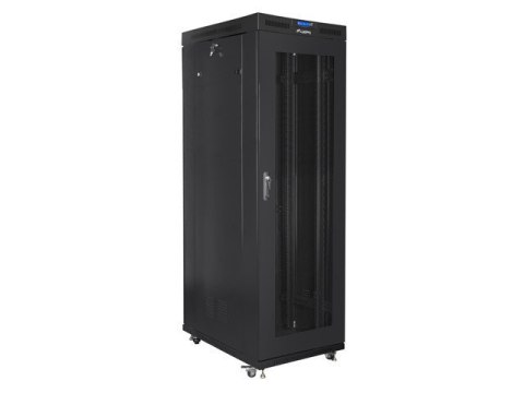 SZAFA INSTALACYJNA RACK STOJĄCA 19" 27U 800X1000 CZARNA DRZWI PERFOROWANE LCD LANBERG (FLAT PACK) SZAFA INSTALACYJNA RACK STOJĄCA 19" 27U 800X1000 CZARNA DRZWI PERFOROWANE LCD LANBERG (FLAT PACK)