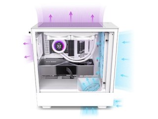 OBUDOWA NZXT H5 FLOW MIDI TOWER Z OKNEM BIAŁA