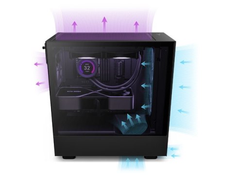 OBUDOWA NZXT H5 FLOW MIDI TOWER Z OKNEM CZARNA