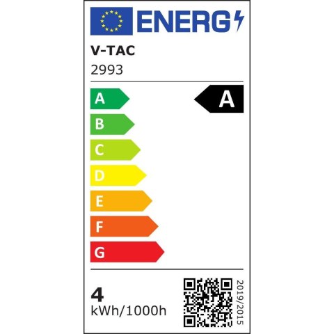 Żarówka LED V-TAC 4W E27 Filament Kula Glob G125 210Lm/W VT-2344 4000K 840lm