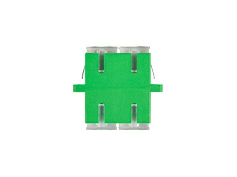 ADAPTER ŚWIATŁOWODOWY SM SC/APC DUPLEX ZAŚLEPKA PRZEZROCZYSTA 20SZT LANBERG