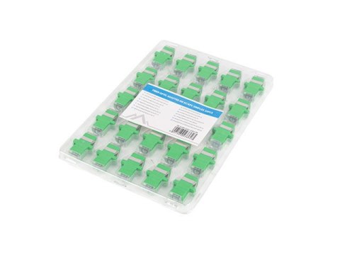 ADAPTER ŚWIATŁOWODOWY SM SC/APC SIMPLEX ZAŚLEPKA PRZEZROCZYSTA 25SZT LANBERG ADAPTER ŚWIATŁOWODOWY SM SC/APC SIMPLEX ZAŚLEPKA PRZEZROCZYSTA 25SZT LANBERG