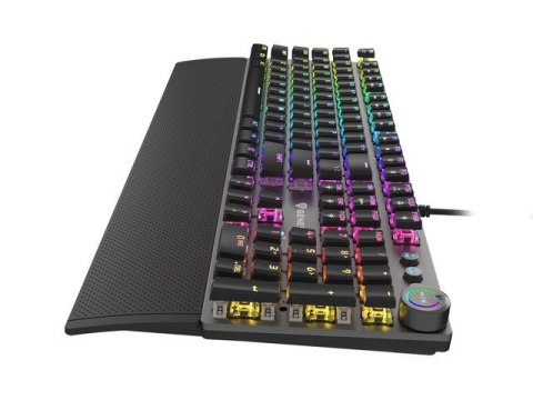 KLAWIATURA DLA GRACZY GENESIS THOR 401 RGB US PODŚWIETLENIE MECHANICZNA BROWN SWITCH SO (PO TESTACH)