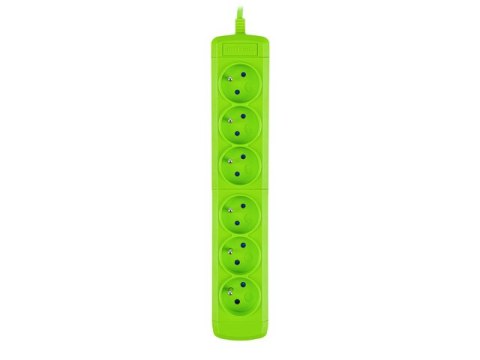 LISTWA ZASILAJĄCA ARMAC ARCOLOR6 3M 6X 230V PL ZIELONA