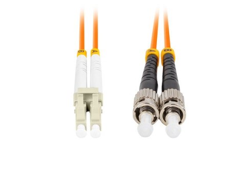 PATCHCORD ŚWIATŁOWODOWY MM ST/UPC-LC/UPC DUPLEX 3.0MM OM2 50/125 LSZH 1M POMARAŃCZOWY LANBERG PATCHCORD ŚWIATŁOWODOWY MM ST/UPC-LC/UPC DUPLEX 3.0MM OM2 50/125 LSZH 1M POMARAŃCZOWY LANBERG