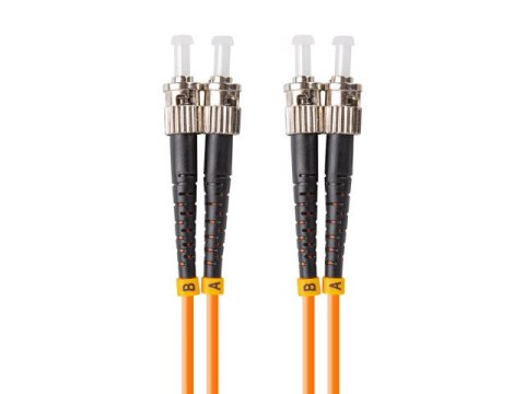 PATCHCORD ŚWIATŁOWODOWY MM ST/UPC-ST/UPC DUPLEX 3.0MM OM2 50/125 LSZH 10M POMARAŃCZOWY LANBERG PATCHCORD ŚWIATŁOWODOWY MM ST/UPC-ST/UPC DUPLEX 3.0MM OM2 50/125 LSZH 10M POMARAŃCZOWY LANBERG