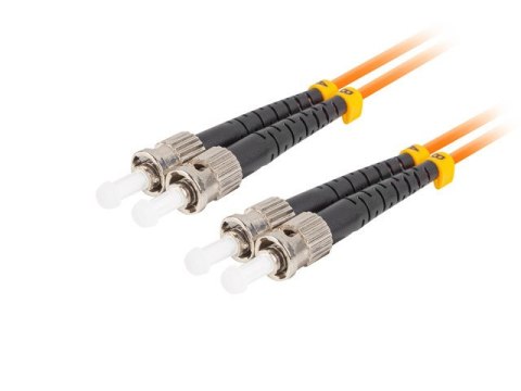 PATCHCORD ŚWIATŁOWODOWY MM ST/UPC-ST/UPC DUPLEX 3.0MM OM2 50/125 LSZH 5M POMARAŃCZOWY LANBERG PATCHCORD ŚWIATŁOWODOWY MM ST/UPC-ST/UPC DUPLEX 3.0MM OM2 50/125 LSZH 5M POMARAŃCZOWY LANBERG