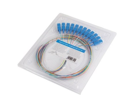 PIGTAIL ŚWIATŁOWÓD SM SC/UPC EASY STRIP 9/125 G657A1 12X2M MULTIKOLOR LANBERG PIGTAIL ŚWIATŁOWÓD SM SC/UPC EASY STRIP 9/125 G657A1 12X2M MULTIKOLOR LANBERG